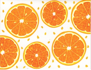 Orange Slices with Seeds
Background